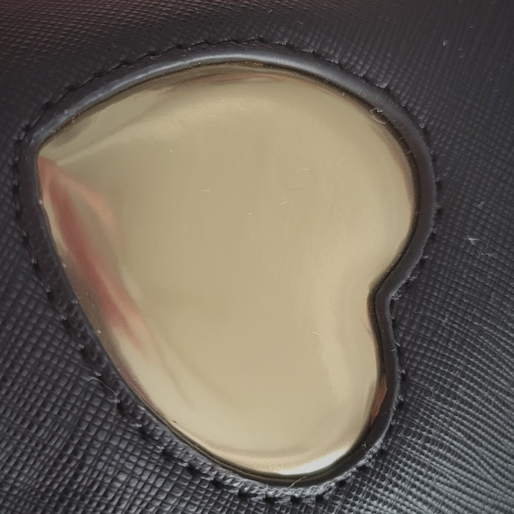 Michael Kors Black Crossbody Bag with Gold Heart Accents - Picture 4 of 10